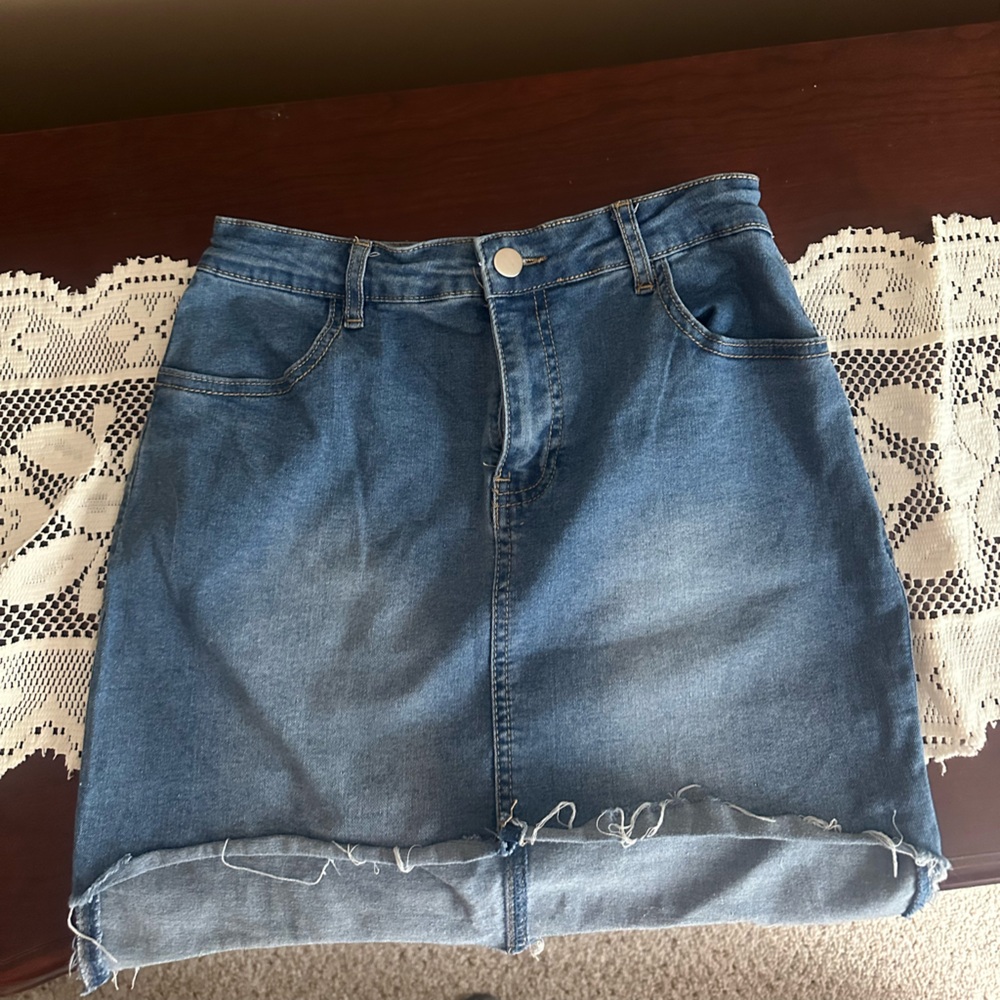 Mini Jean skirt